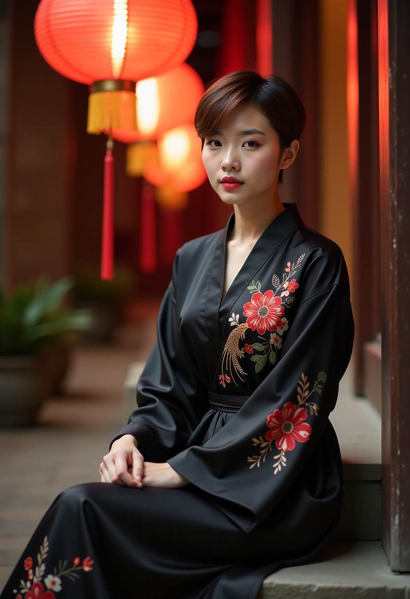 城西晚照